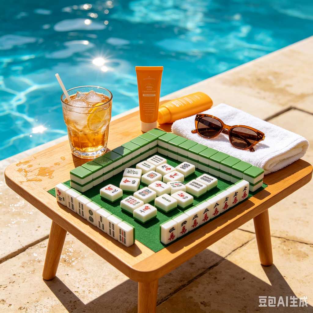 handmade mahjong tiles set